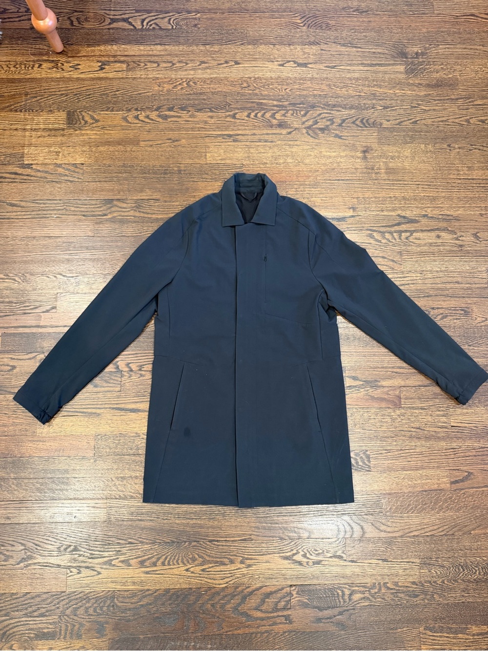 lululemon athletica Men's Black Trench Coat